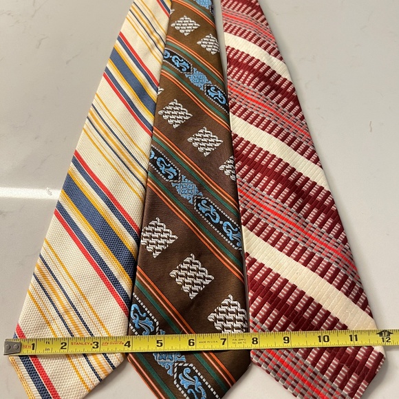Vintage Ties | Three Retro Ties 70s Ties Sears, Marshall Field, Montgomery Ward - Picture 8 of 16